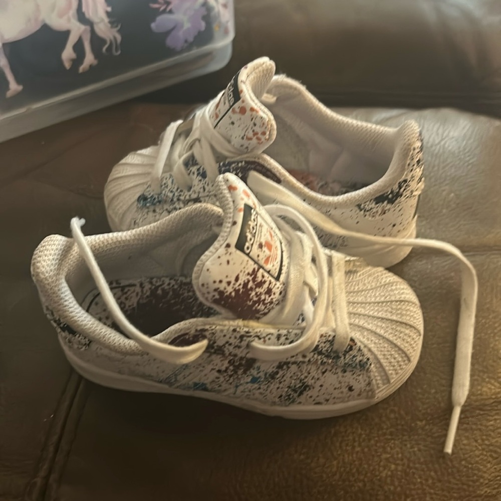 Toddler Adidas Superstars, size 6